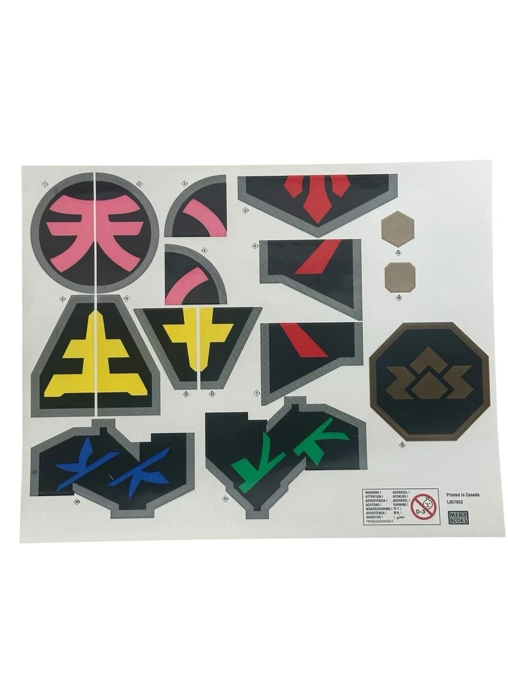 POWER RANGERS Samurai Megazord MEGA BLOKS Super Sentai MINIFIGURES Shinkenger US